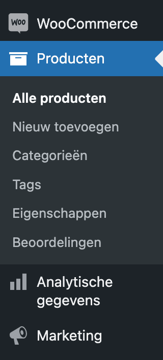 Hoe voeg ik een pdf toe aan een product?, stap 1
