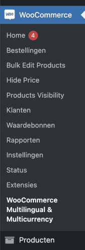 Hoe vertaal ik een product in WooCommerce?, stap 1