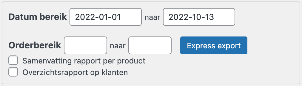 Hoe exporteer ik boekingen uit WooCommerce?, stap 2